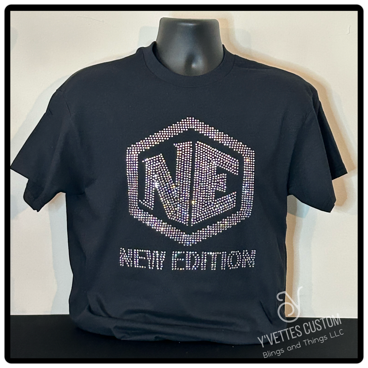 Concert Tees - NE Full Rhinestone