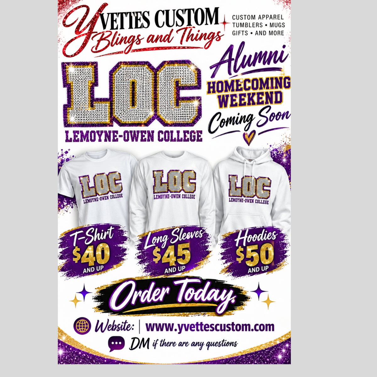 LOC Hoodie (Rhinestones)