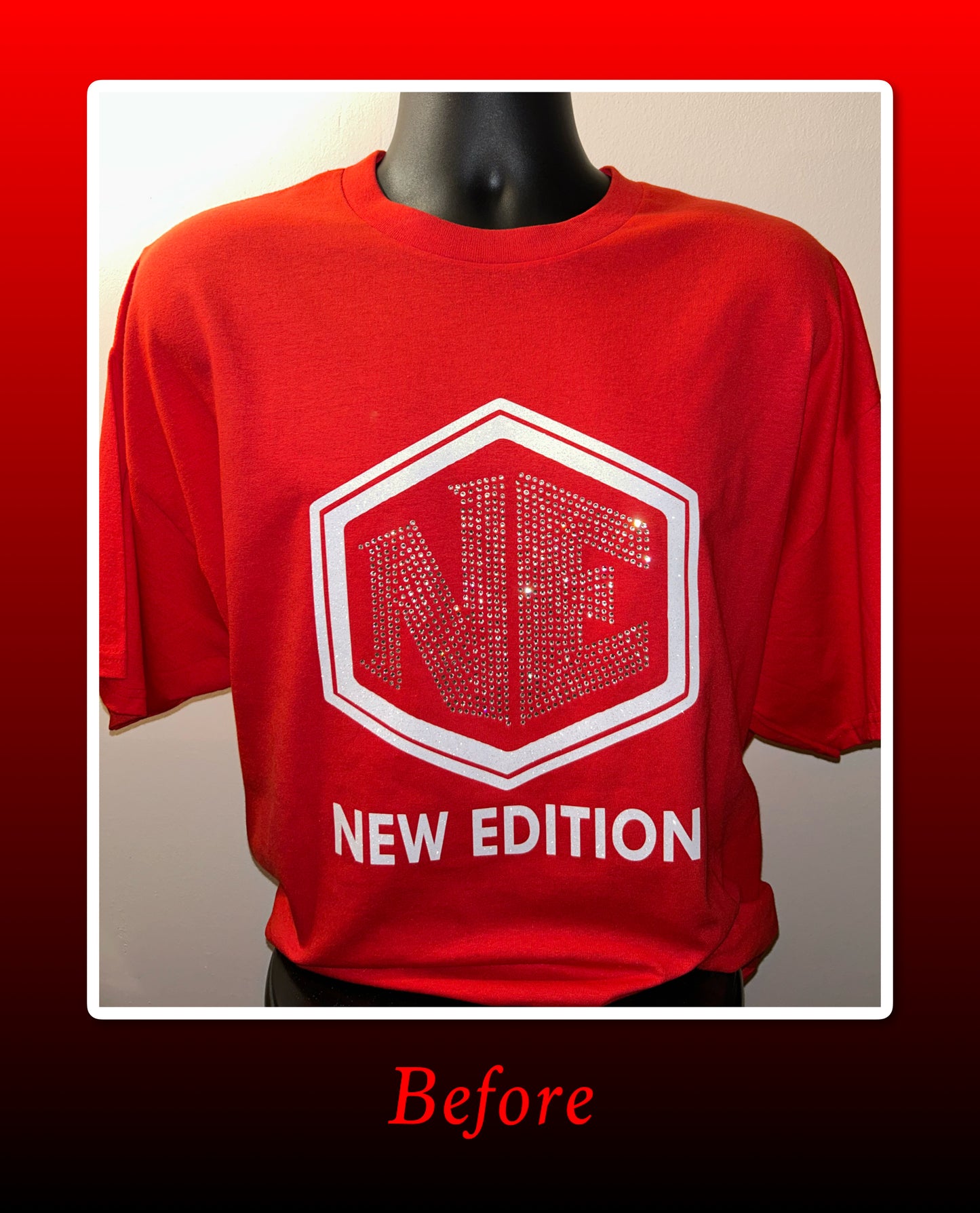 Concert Tees - NE Glitter/Rhinestone