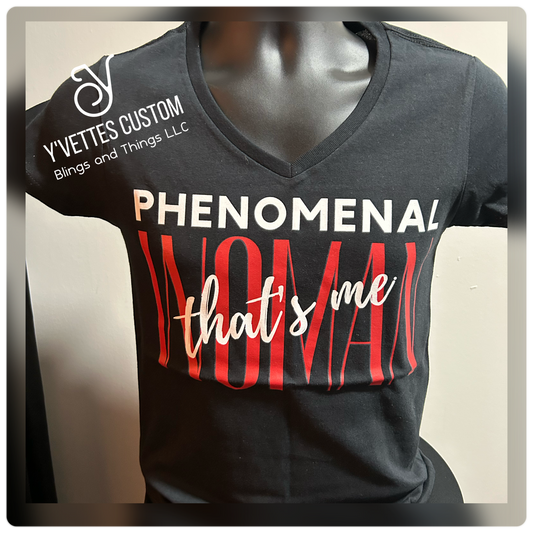 Phenomenal Woman (Vneck)