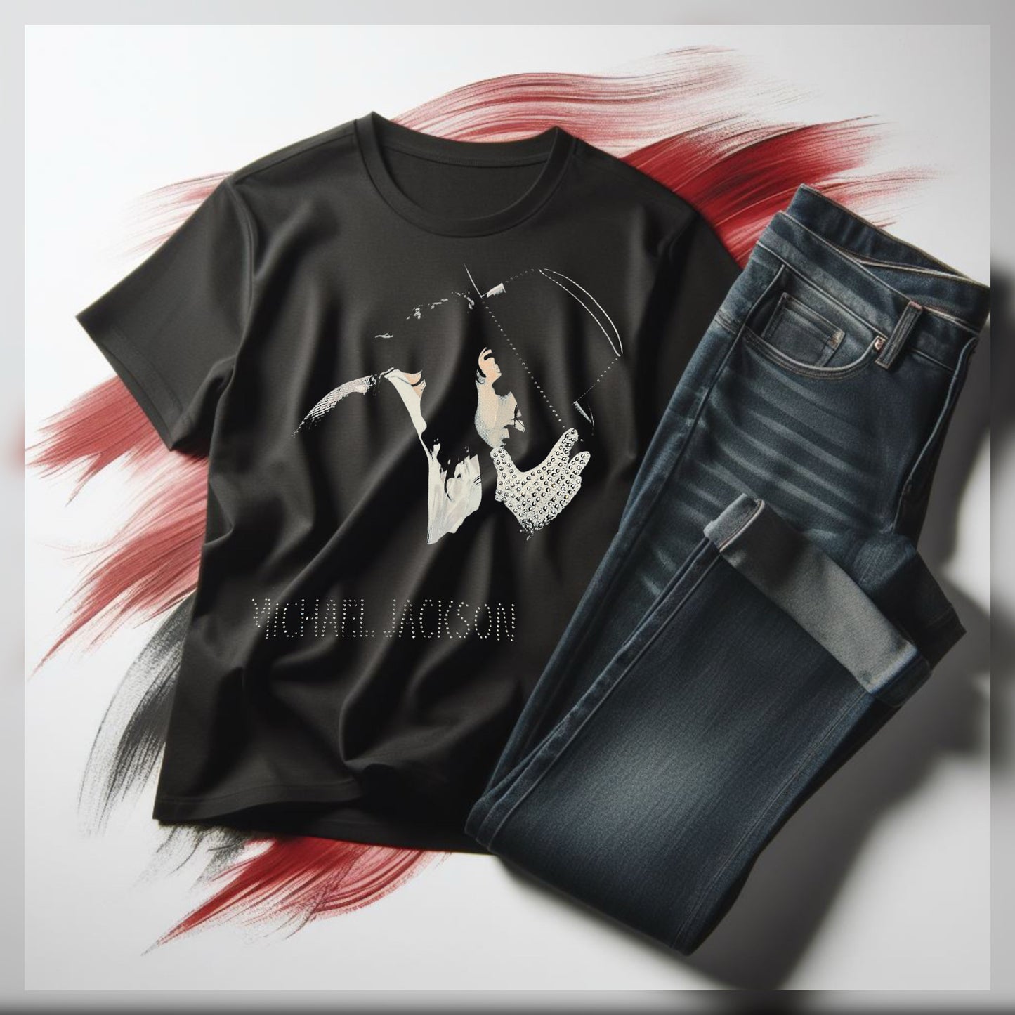 Concert Tees - Michael Jackson (Rhinestones)