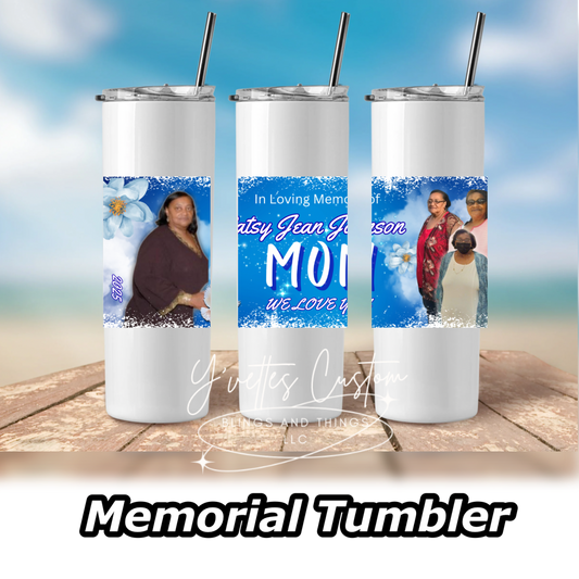Memorial Tumbler - 20oz Steel Skinny