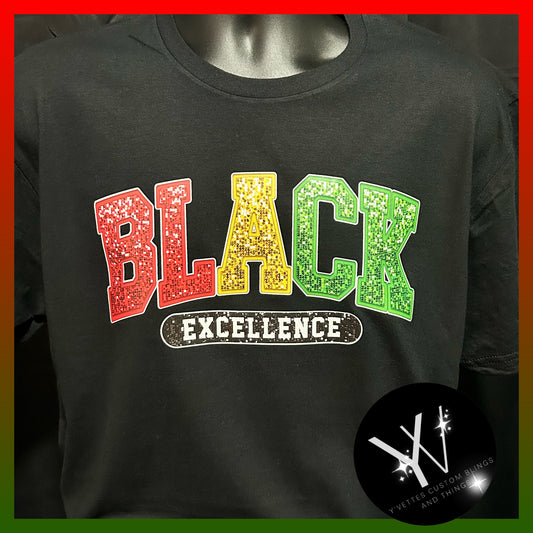BLACK Excellence (Faux sequin)