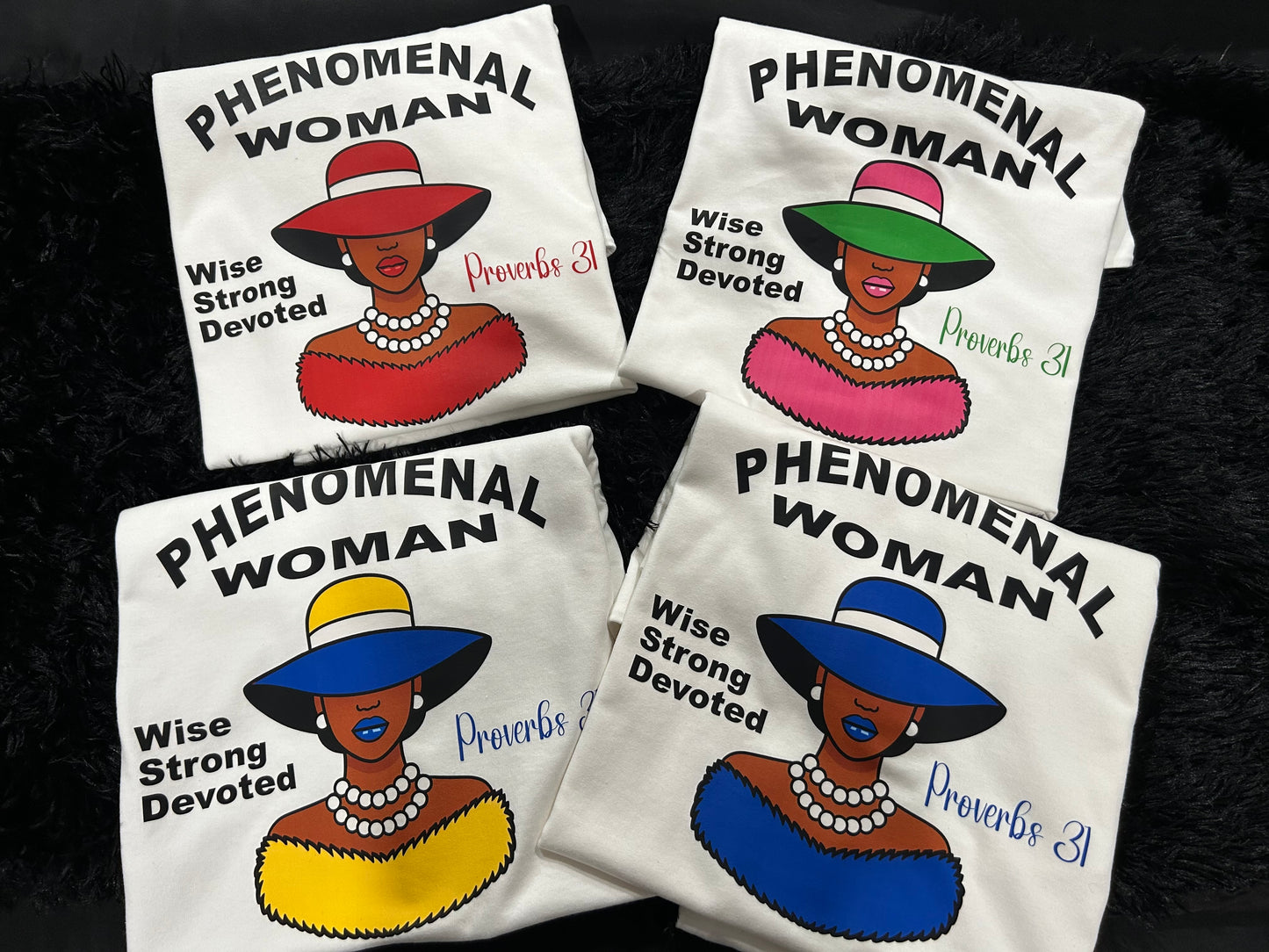 Phenomenal Woman: Proverbs 31 - Pink/Green