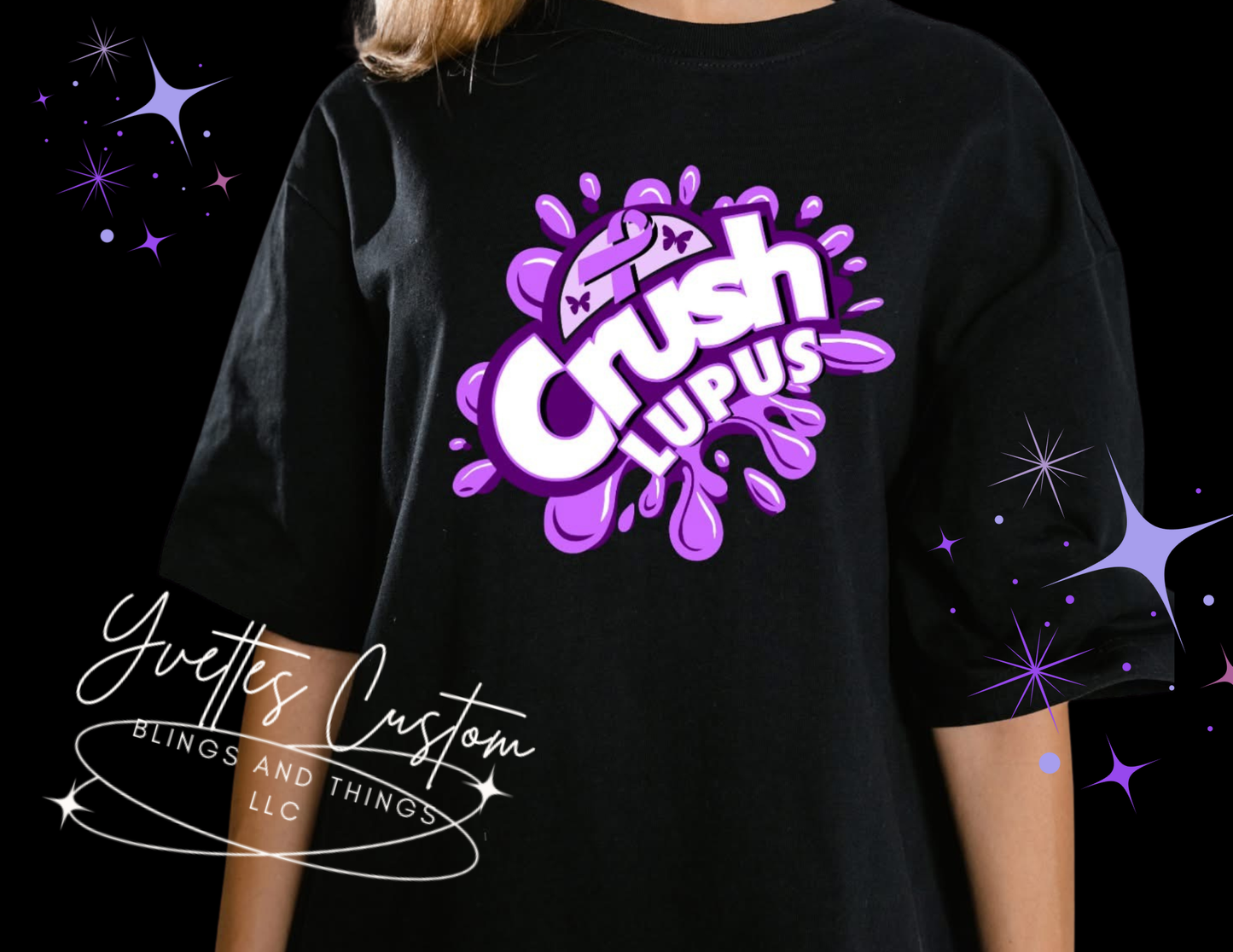 Cancer Awareness - Crush Lupus (Black)