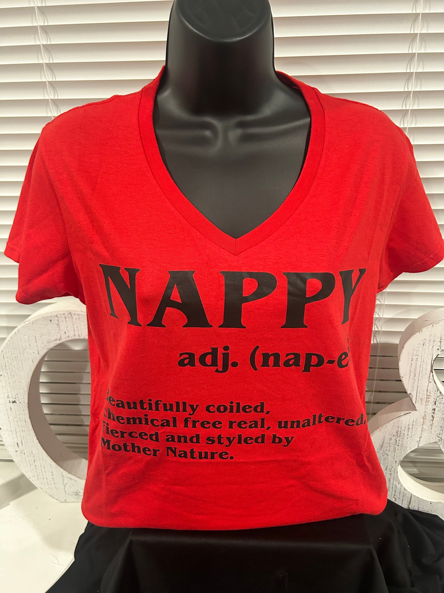 Nappy - (Red Vneck)