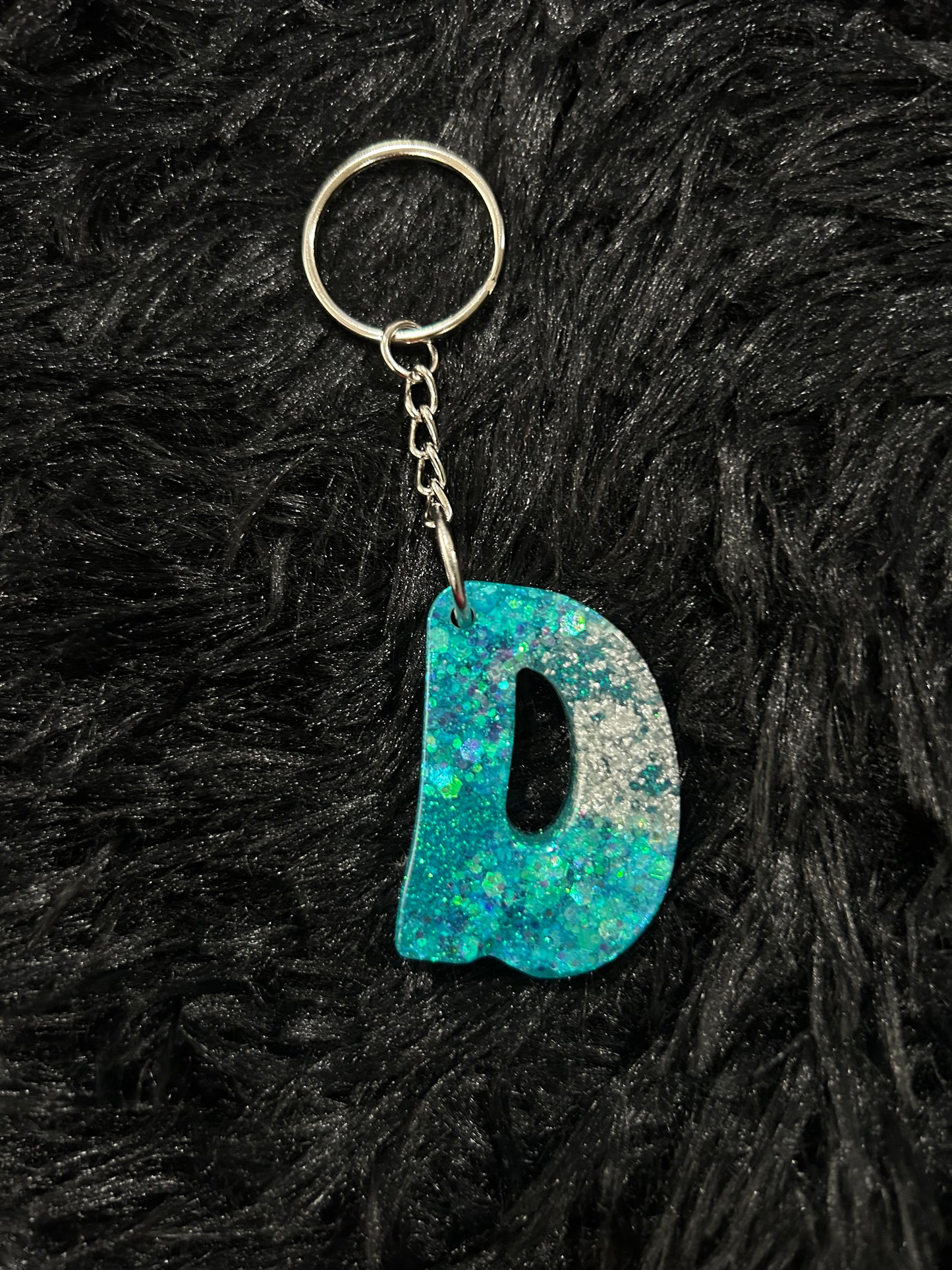 Custom Keychain - Letter Round Edges-Random