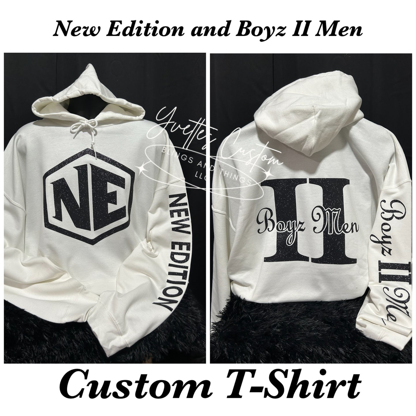 Concert Tees - NE Glitter/B2M combo