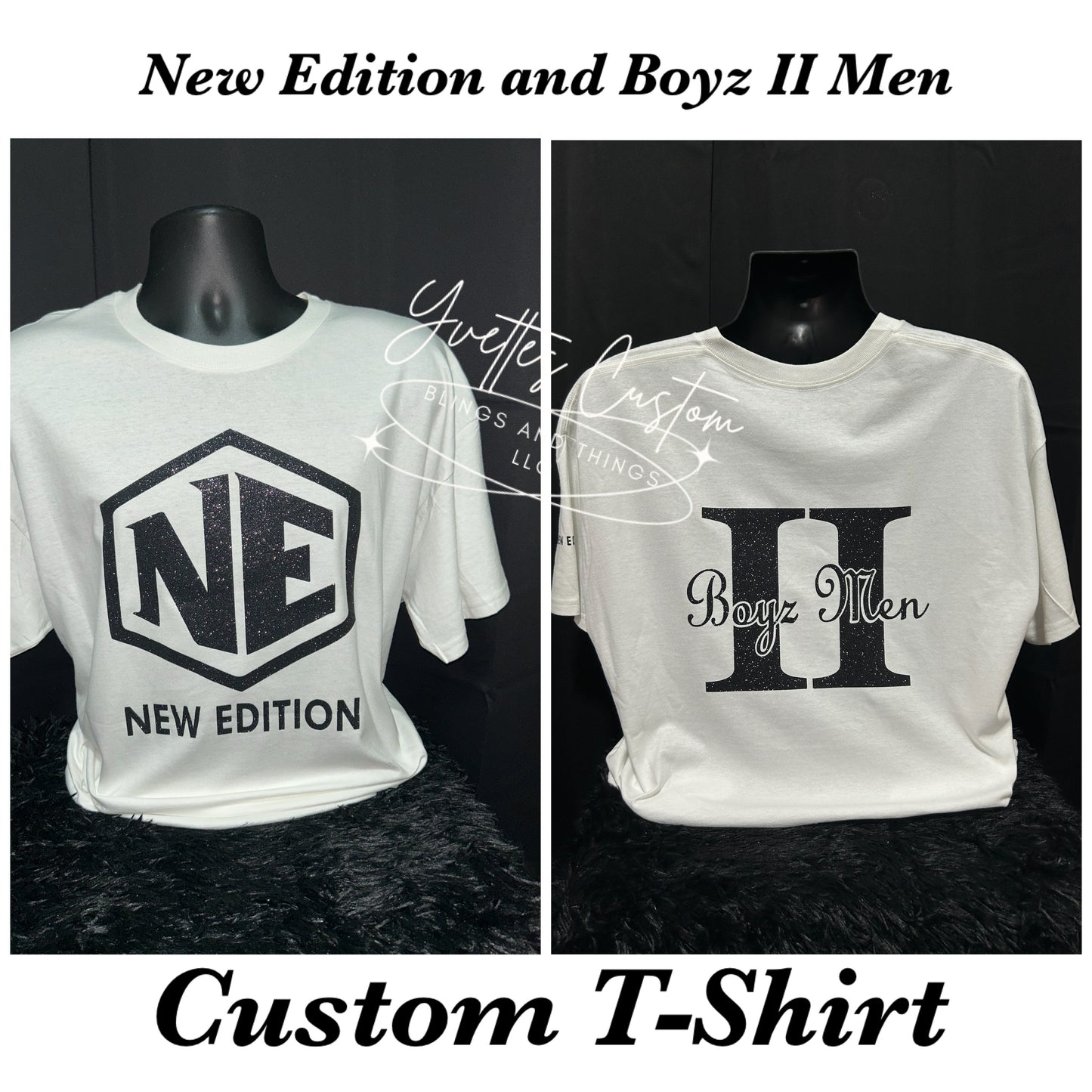 Concert Tees - NE Glitter/B2M combo