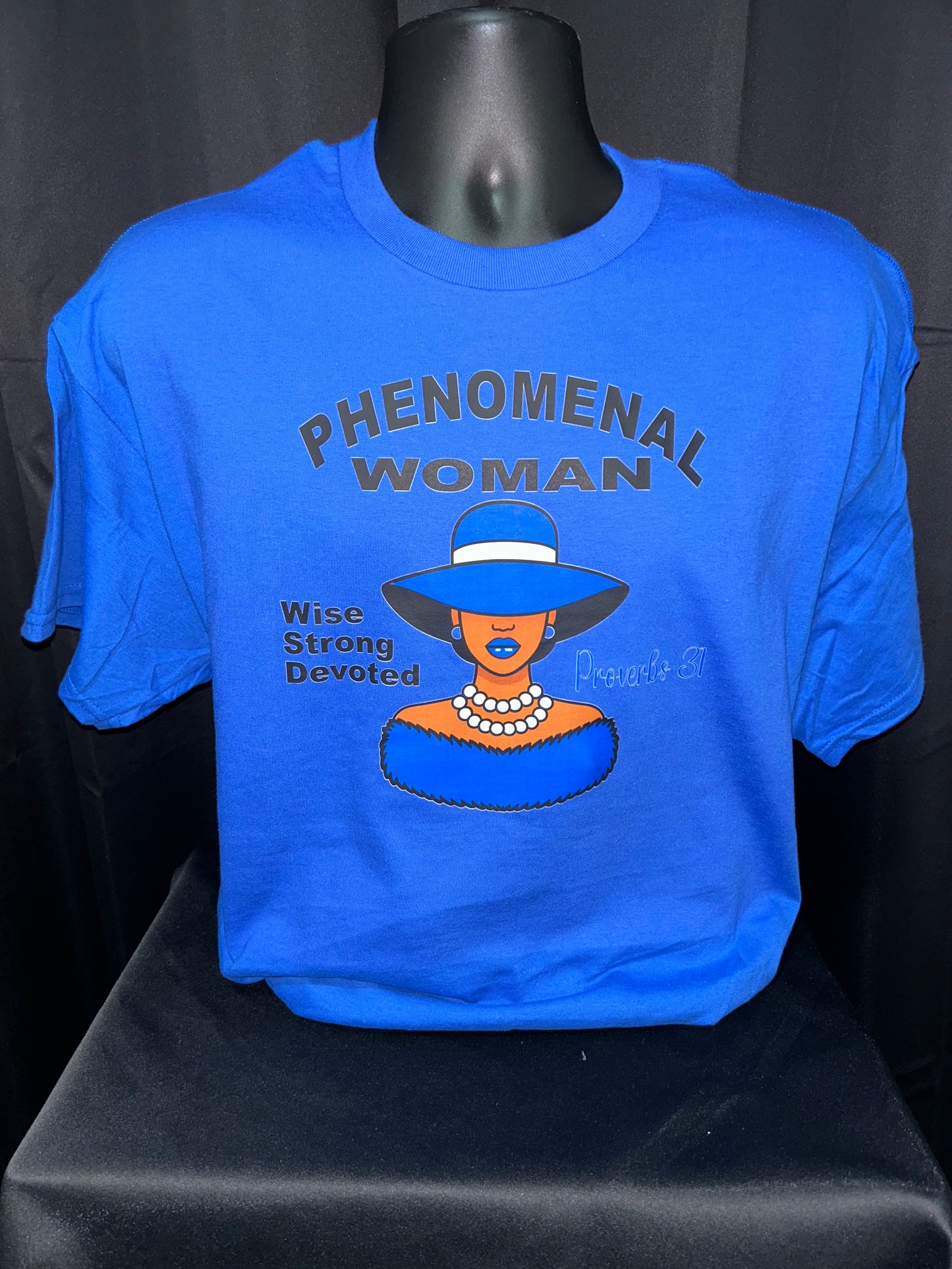 Phenomenal Woman: Proverbs 31 - Blue/White