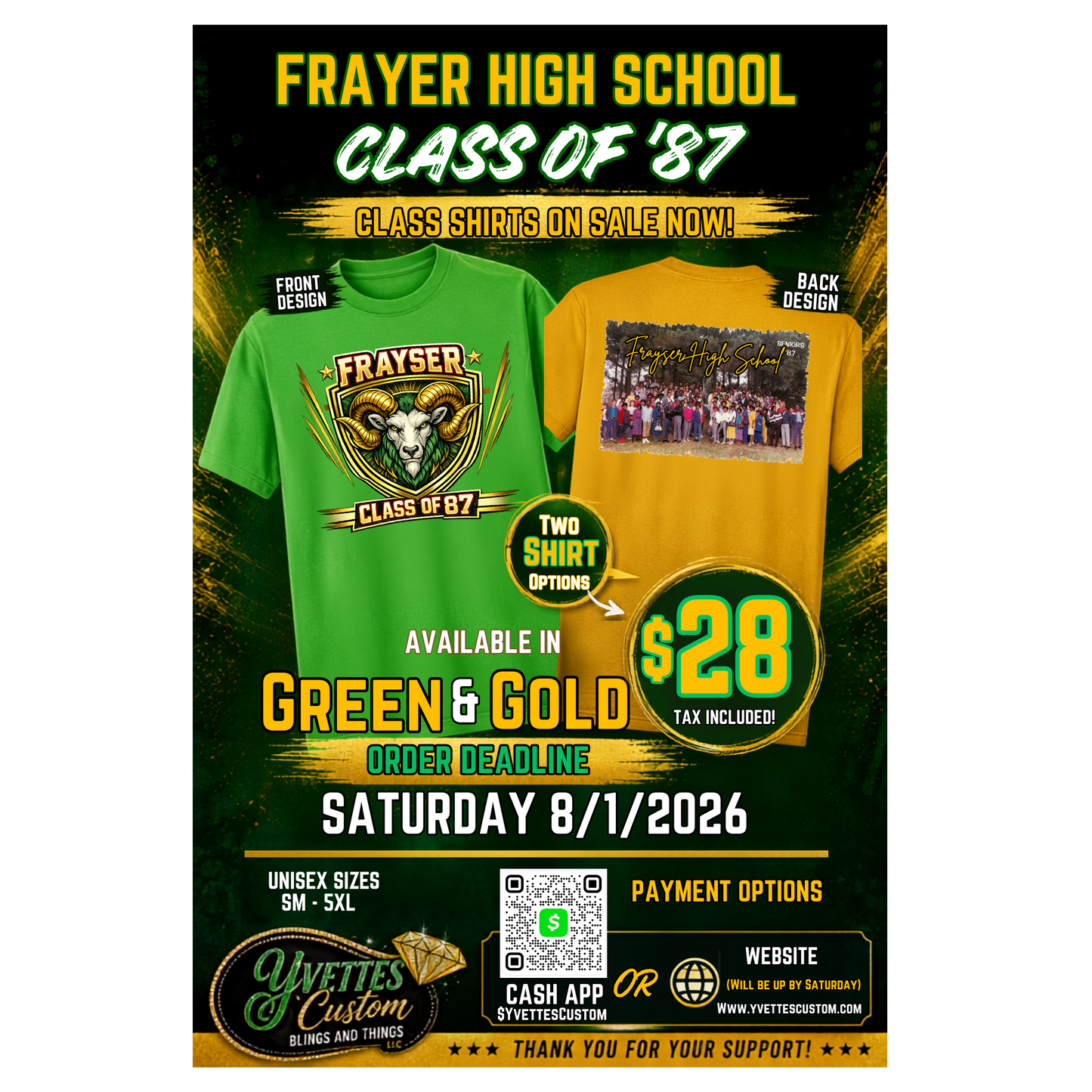Frayser-Class of '87- Reunion 2026