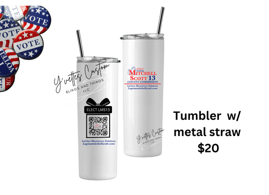LSM - 2025 Drinkware- 20oz Steel Skinny Tumbler