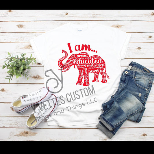 Greek Inspired - Elephant - Red