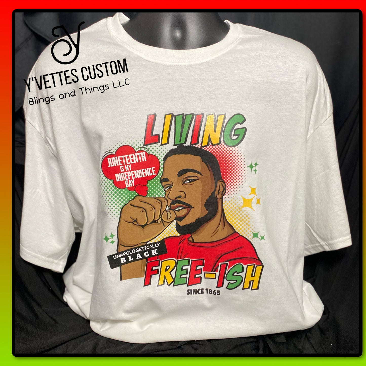 Juneteenth- Living Free-ish Man