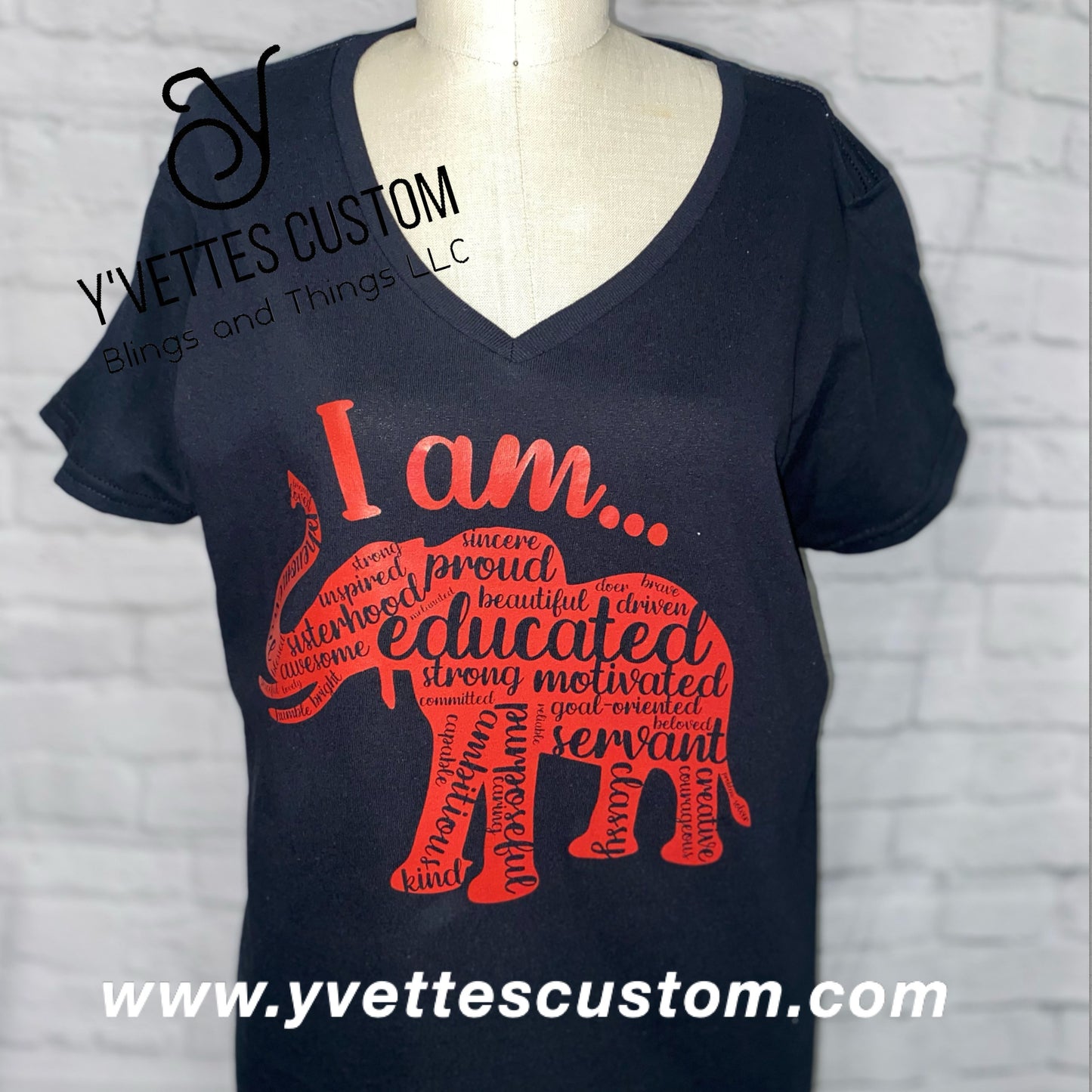 Greek Inspired - Elephant - Red