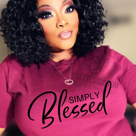 Faith - Simply Blessed (Black design)