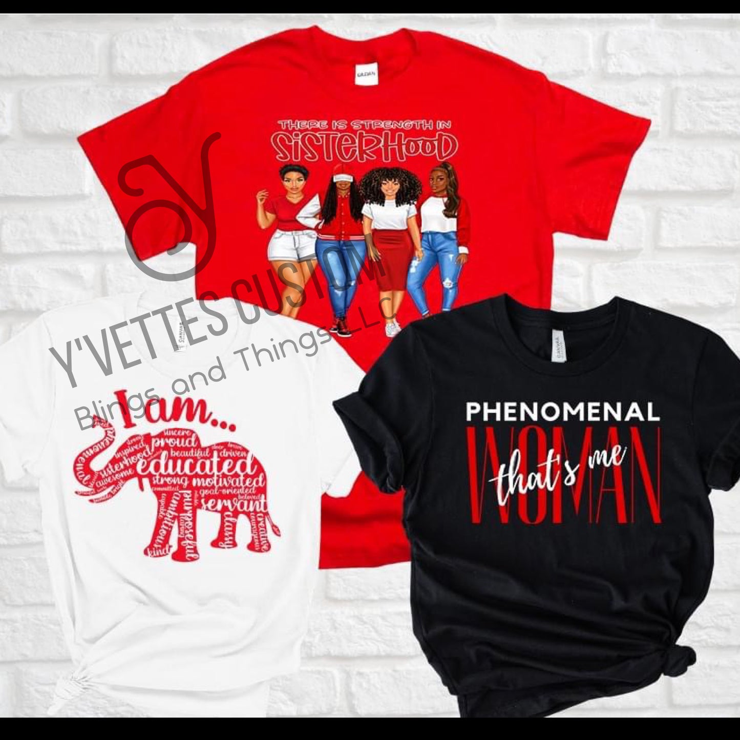 Greek Inspired - Elephant - Red